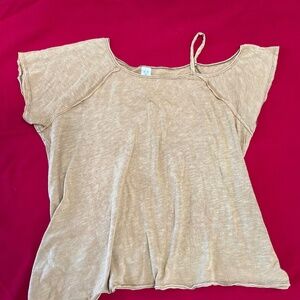 We the Free yellow cotton top